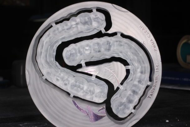 Bite Splints in PMMA puck